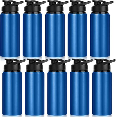 Amazon.com: LYDTICK 10 Pack Water Bottles Bulk, 20oz Sports Aluminum ...