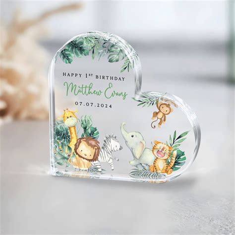 Personalized 1st Birthday Gift for Boy, 1st Birthday Keepsake Gift ...