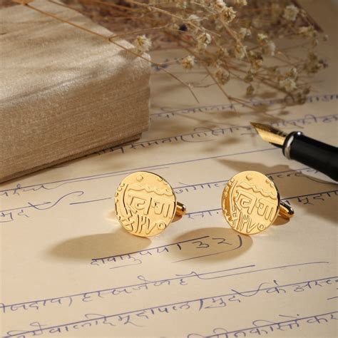 Baroda Coin Cufflinks: Raja Gaikwad | Anand Prakash