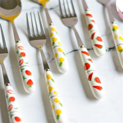 Fruit Cutlery Set Online - Premium Cutlery Set | Nestasia