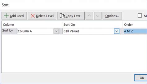 Image result for How to Sort a Range Using Words