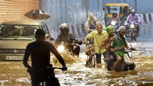 Dozens of flights disrupted as Delhi is lashed by heavy rain; IMD ...