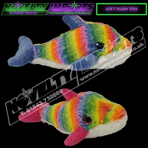 Rainbow Dolphin Plush Rainbow Dolphins Dolphins Cute Dolphin Rainbow