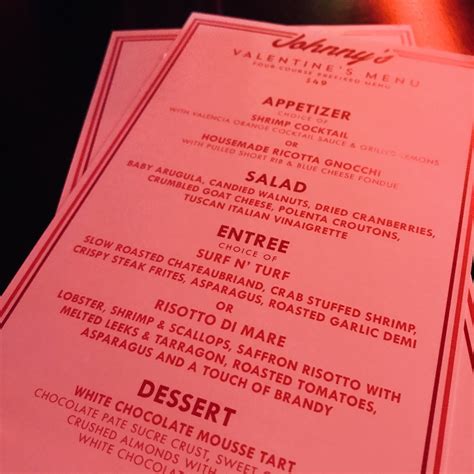 Johnnys - Schenectady Menu (Full Menu Update 2026)
