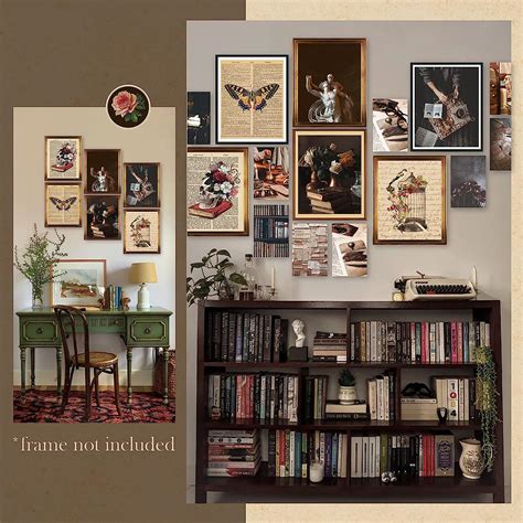 Buy 97 Decor Dark Academia Room Decor - Light Academia Room Decor, Dark ...