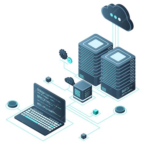 Premium Vector | Computer technology isometric illustration Computation ...