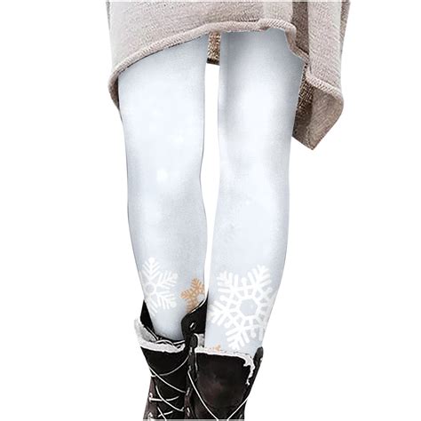 Lolmot Christmas Leggings Women's High Waisted Workout Leggings ...