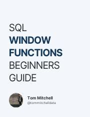 Windows Functions SQL Tutorial 的图像结果