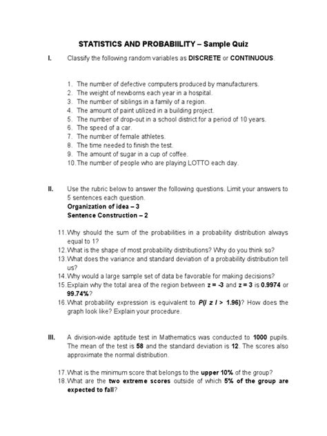 Image result for Sample Statistics Questions