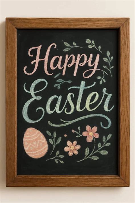 19 Easter Chalkboard Art Ideas to Inspire Spring Creativity