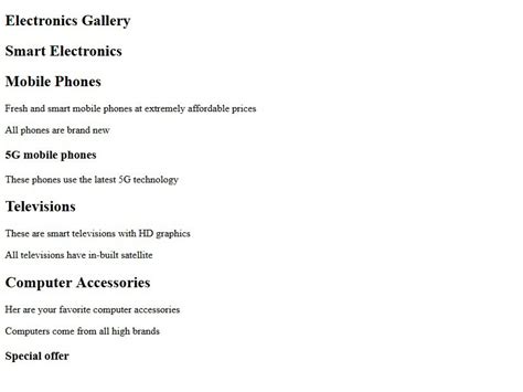 Image result for HTML5 Section