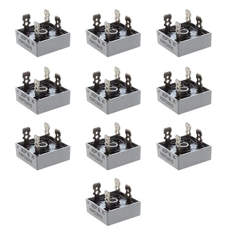 (Pack of 10) Geeta Enterprises KBPC3510 1KV 35A Single Phase Bridge ...