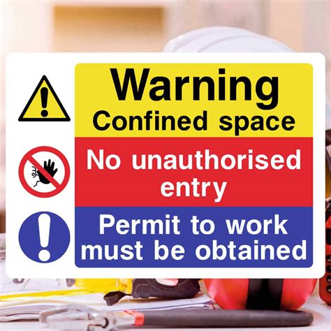Confined Space Labels