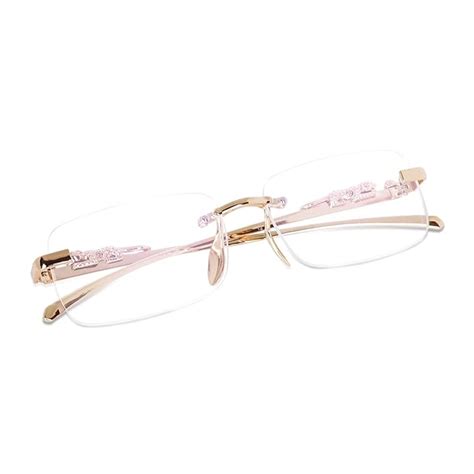 Legend Eyewear Vintage Rimless Rectangle Sunglasses For Women Men ...