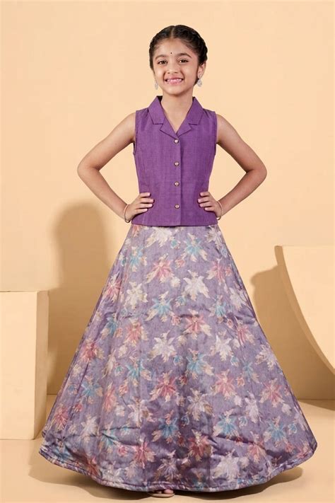 Lavender Solid Top & Tropical Printed Skirt Set – Maybell Womens Fashion