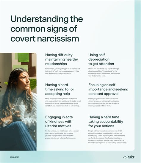 6 common signs & symptoms of covert narcissism