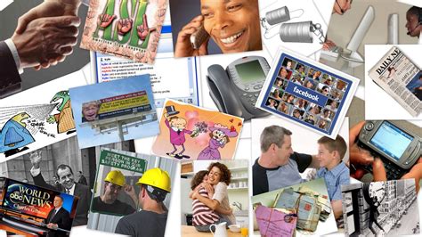 Flow Chart Collage Showing Communication 的图像结果