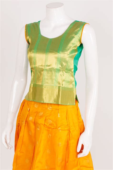 0 to 16 Yrs Size | Pure Silk Kanchipuram | Pattu Pavadai – Avishya.com