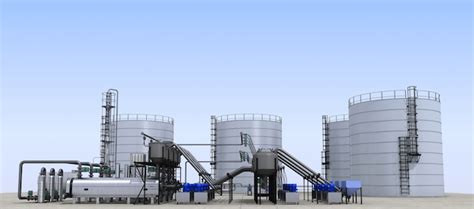 Oil refinery, chemical production | Premium Photo