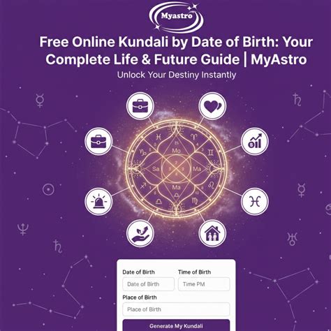 Free Online Kundali by Date of Birth: Your Complete Life & Future Guide ...