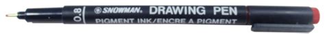 htconline.in| Snowman Drawing Pen 0.8mm Red - htconline.in