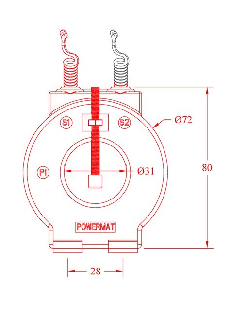 Encp CTs (Round Wire Type)- ID 30mm