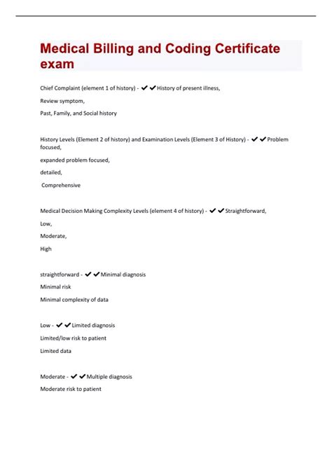 Medical Coding Exam Questions 的图像结果