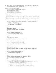 Image result for Java Assignment Credit Card Bill