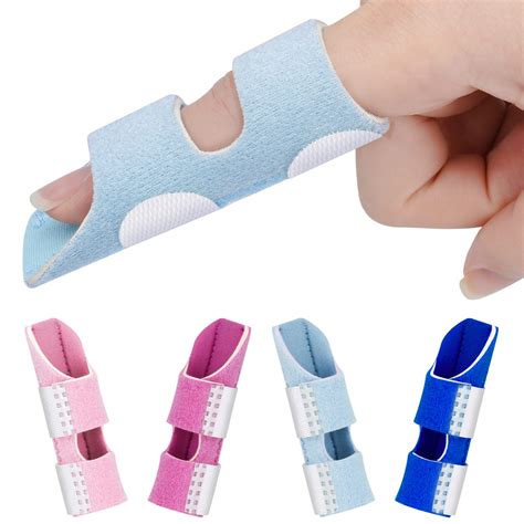 Leezmark Finger Splints - Arthritis Finger Straightener Brace for ...