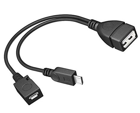 HundoP Club (Micro OTG Cable Adapter, 2-in-1 Powered Micro USB to USB ...