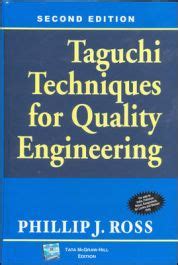 TAGUCHI TECHNIQUES FOR QUALITY ENGG., 2/E
