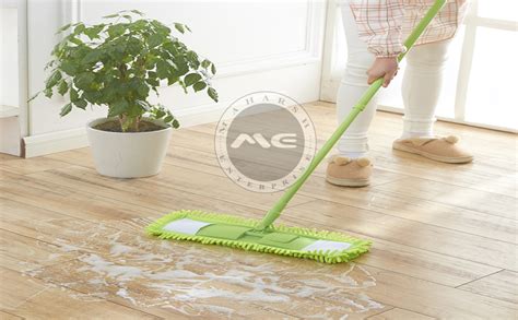 Maharsh Wet and Dry Cleaning Flat Microfiber Floor Cleaning Mop with ...