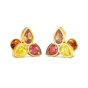 Joyalukkas 22k (916) Purity | BIS Certified | Radiant Trio Petals Gold ...