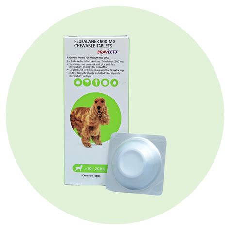 Bravecto - Fluralaner chewable dewormer tablets for Dogs – Sukadev ...