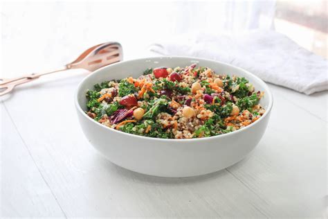 Kale Quinoa Salad Recipe | Dirty Dishes Messy Kisses
