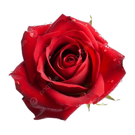 Red Rose Love Blooming Transparent, Red Rose, Love, Bloom PNG ...