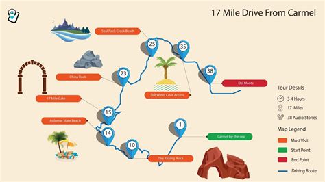 Scenic 17-Mile Self-Guided Driving Tour | Action Tour Guide