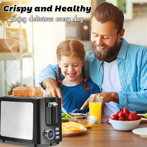 Buy Toaster 2 Slice Wide Slot Toaster Best Rated Prime Displav Smart ...