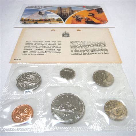 1982 Canada - $1, 50c, 25c, 10c, 5c & 1c - 6 Coin Set – Numismate®