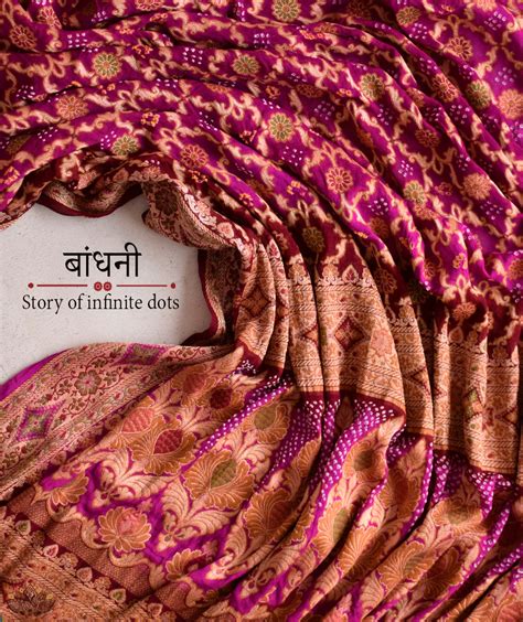 Bandhani Silk Saree – AMOUNEE - Handloom & Handicraft
