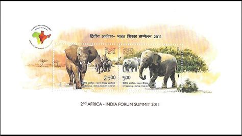 Aranyak Hobby Indian Miniature Sheet 2nd Africa - India Forum Summit ...