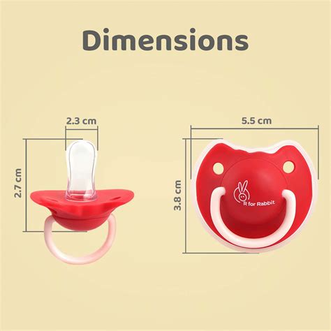 Buy R FOR RABBIT TUSKY PACIFIER-L RED Online & Get Upto 60% OFF at ...