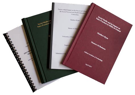 Thesis Printing And Binding Ireland - Athlone Printing