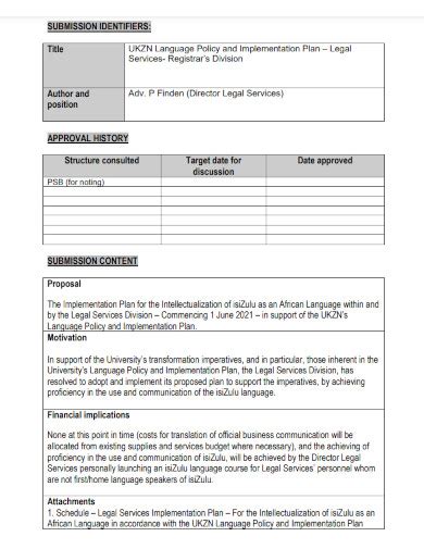 Procedure Cover Page. Examples 的图像结果