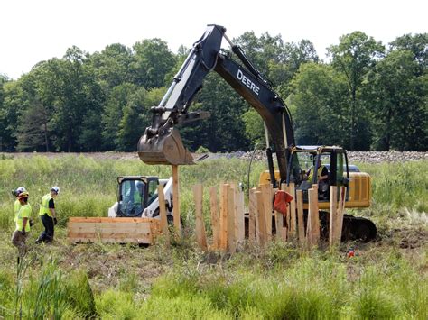 Fish habitat structures built while Minsi Lake is drained ...