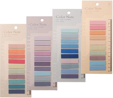 Hedrix Sticky Tabs Sticky Index Tabs for Annotating Books Page Markers ...