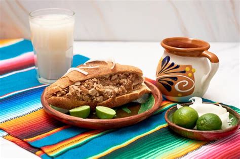 Authentic torta ahogada traditional food from guadalajara jalisco in ...