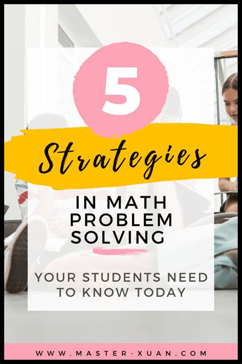 Image result for Problem Solving Methods Math
