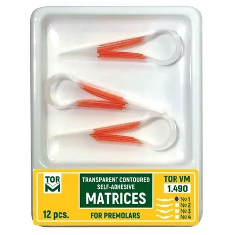 Instrudent Transparent Contoured Self-Adhesive Dental Matrices ...