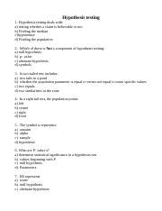 Image result for Sample Questions On Hypothesis Testing